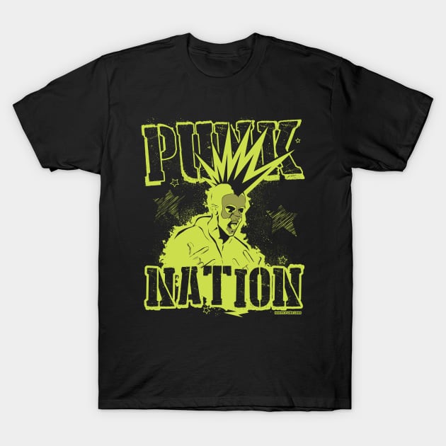 Punk Nation T-Shirt by mrpsycho